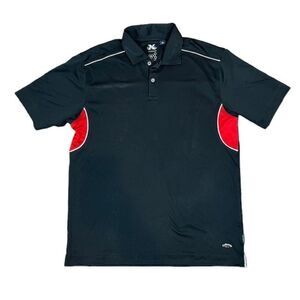 Callaway Golf Men's X Series Polo Black with Red Size XL
